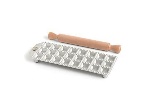 MARCATO RA-Q35X24-CLS RAVIOLATORI STAMPO PER RAVIOLI QUADRATI IN ALLUMINIO 35×35