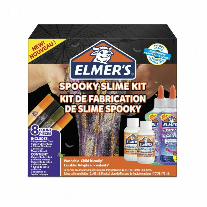 Elmer's Kit Slime spooky fabbrica slime new oro/arancio/nero/arancio