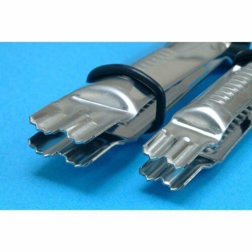 PME Closed Scallop Serrated Crimpers, grandi e piccole dimensioni, set di (t4o)