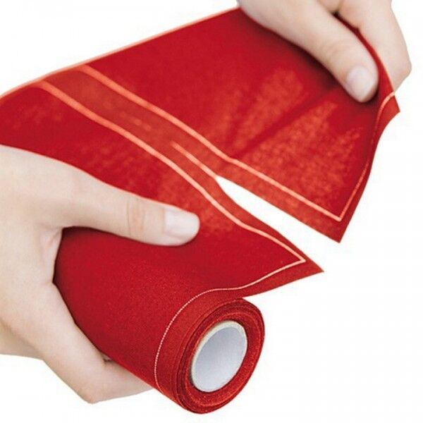MY DRAP tovagliette in tessuto cotone 100%  rossa- lipstick red
