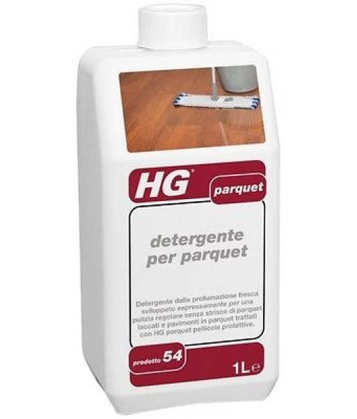 HG - Detergente per parquet 1 lt pulizia pavimenti parquet laccati e trattati