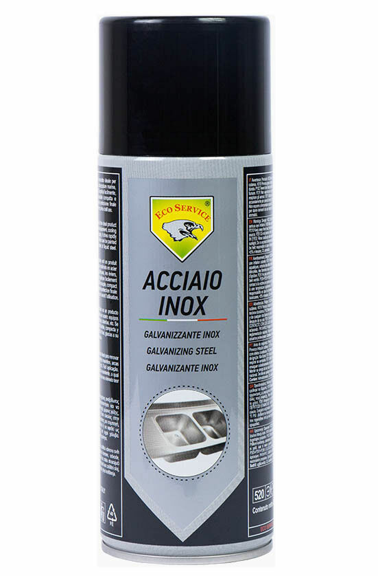 ACCIAIO INOX 18/10 BOMBOLETTA SPRAY RIVESTIMENTO PROTETTIVO ML 400  (26954)