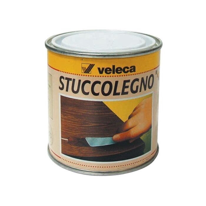 Stucco in Pasta per Legno Veleca colore Noce Chiaro 250 gr