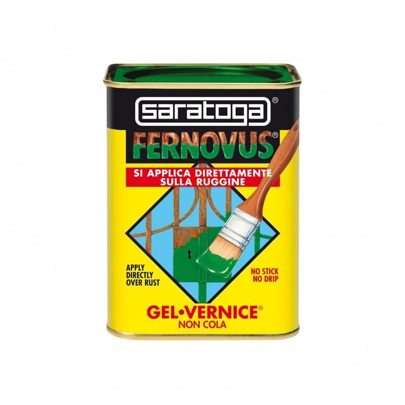 Saratoga Vernice Antiruggine in Gel Fernovus Brillante 750ml Bianco Ghiaccio