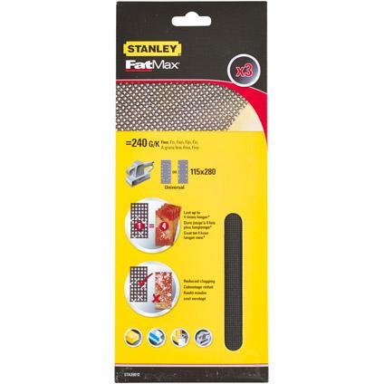 STANLEY 3 FOGLI GR 240 VELCRO STA39012