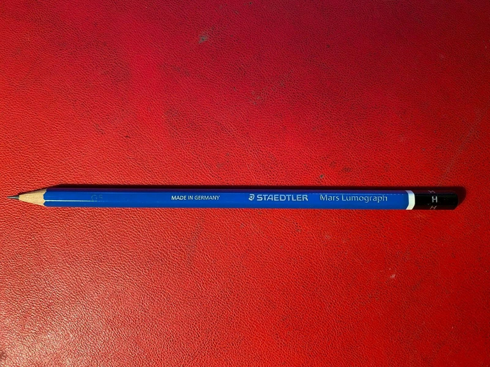 STAEDTLER 1 MATITA GRAFITE MARS LUMOGRAPH (H) NUOVO !!! Made in Germany