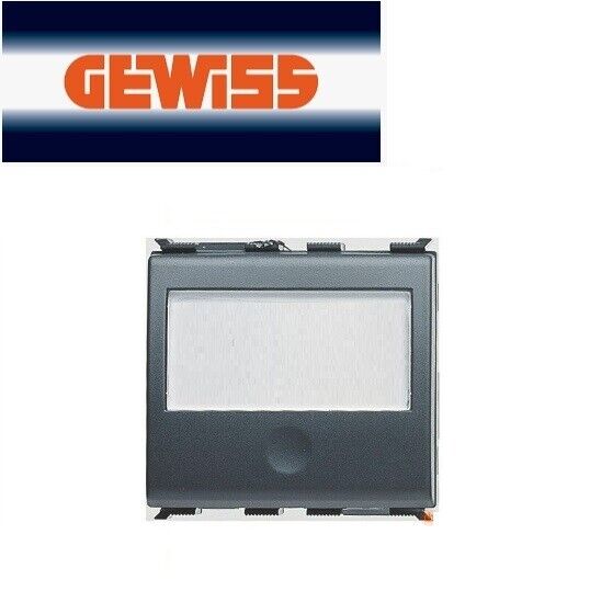 PULSANTE PORTANOME GEWISS PLAYBUS GW30038