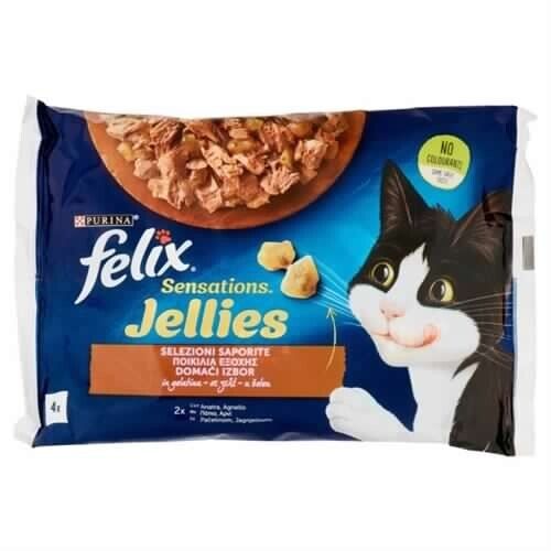 FELIX SENSATIONS JELLIES SELEZIONI SAPORITE 4X85GR