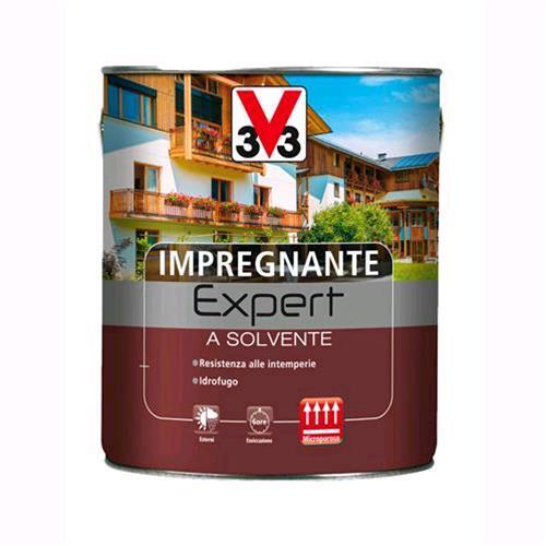 V33 Impregnante a Solvente Linea Expert Colore Noce Douglas 750 ML