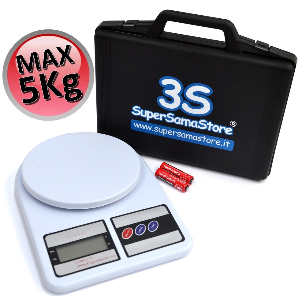 Bilancia elettronica digitale per gas refrigerante - max 5Kg
