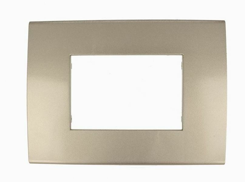 Placca Confort 503 3M Moduli Bronzo Compatibile Vimar Arke' SD98003-11