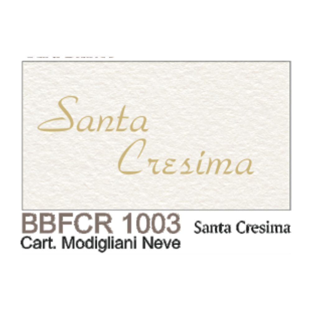 100 PZ Bigliettini bigliettino bomboniera SANTA CRESIMA carta modigliani 08I6