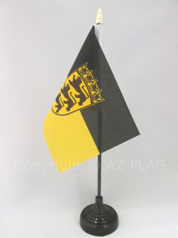 BANDIERA DA TAVOLO BADEN-WÜRTTEMBERG 15x10cm - PICCOLA BANDIERINA LAND DI BADEN-