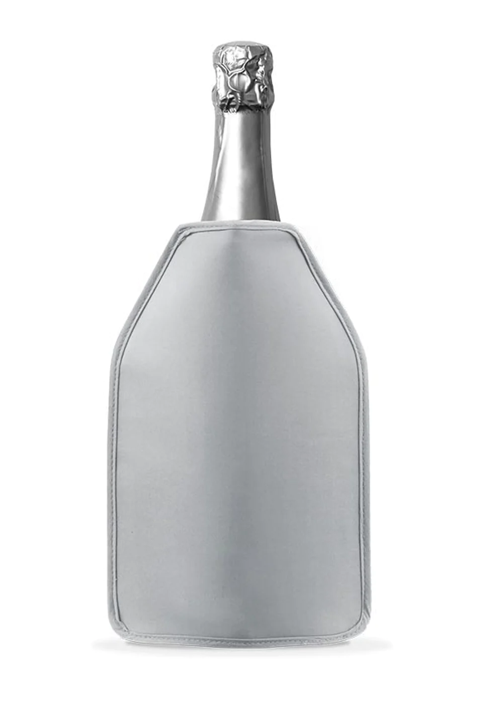 WD Lifestyle Glacette Vino Contenitore Termico Raffredda Bottiglia Morbido Silve