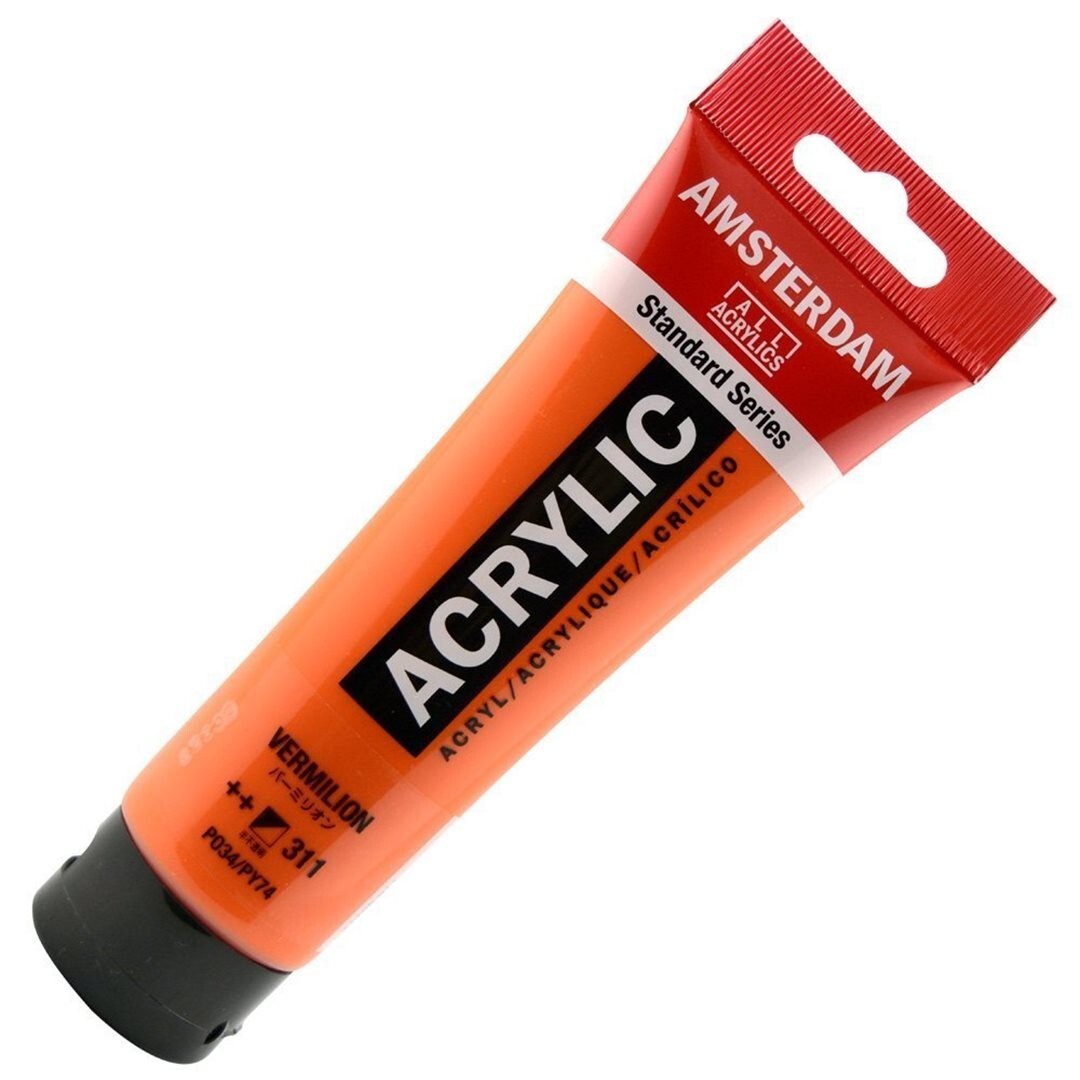 Acrilico  Standard 120 Ml. Vermiglione | Amsterdam