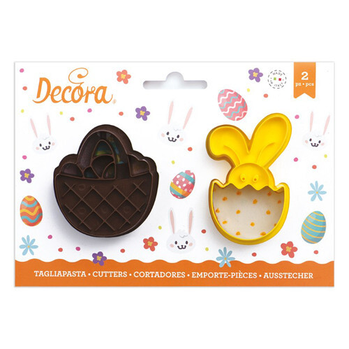 DECORA SET 2 TAGLIAPASTA CESTINO E CONIGLIO 0255061