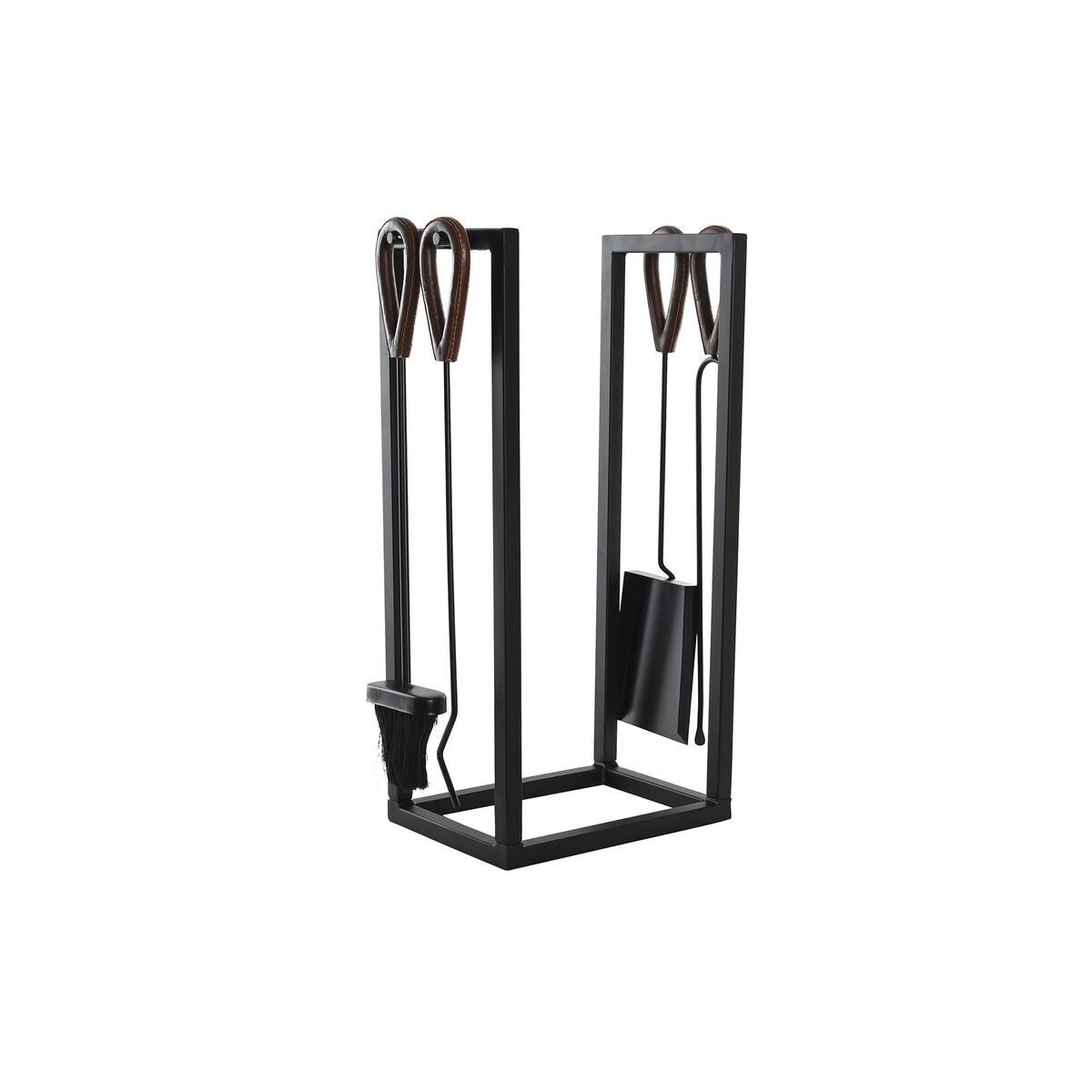 Supporto per Legna DKD Home Decor Acciaio Alluminio [20 x 38 x 60 cm]
