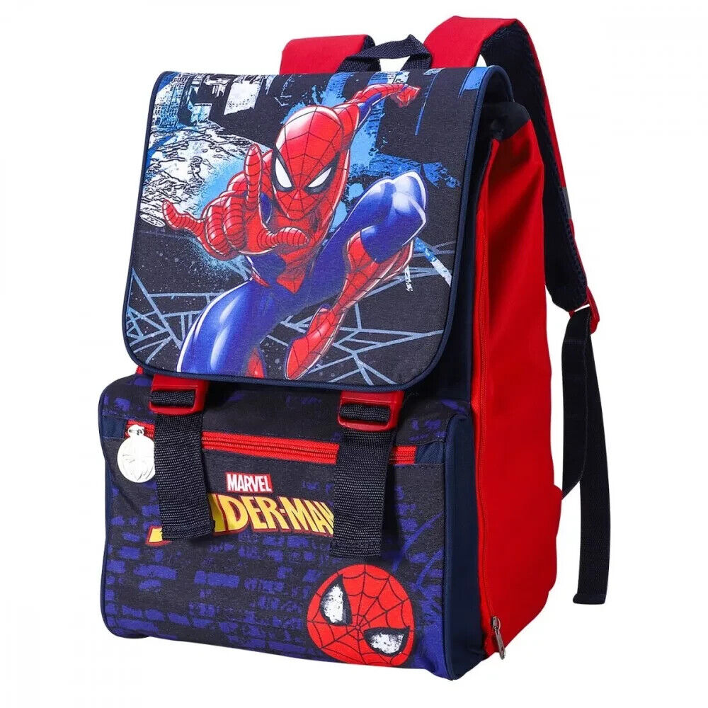 Zaino Spiderman Marvel Estendibile, Cartella Scuola Elementare per Bambini