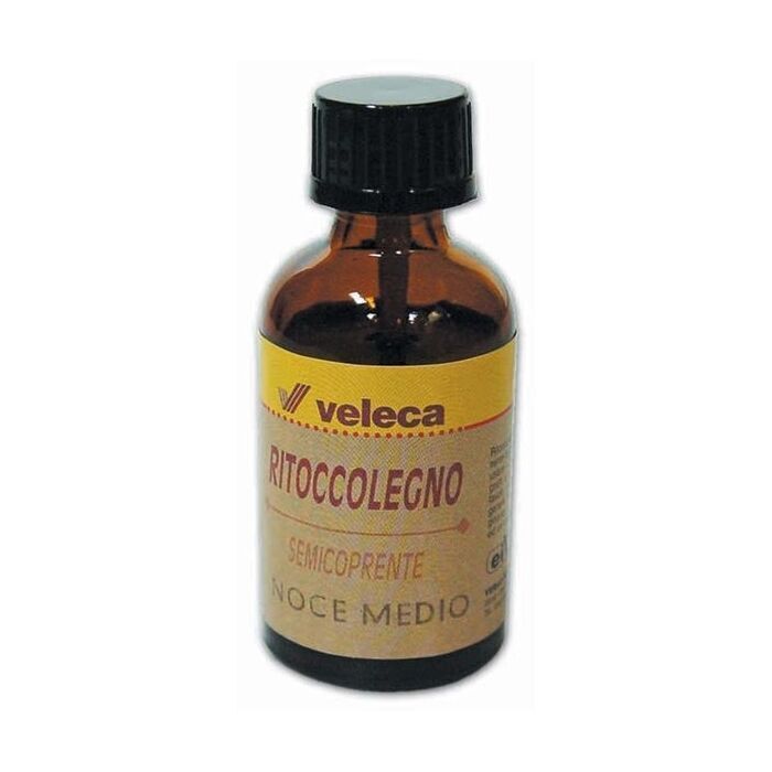 Ritocco Liquido per Legno 25 ml Veleca colore Noce Chiaro per ritocchi, graffi