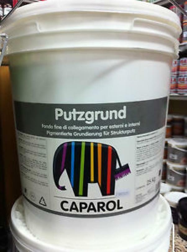 CAPAROL PUTZGRUND BIANCO 25 KG FONDO FINE DI COLLEGAMENTO PER ESTERNI E INTERNI