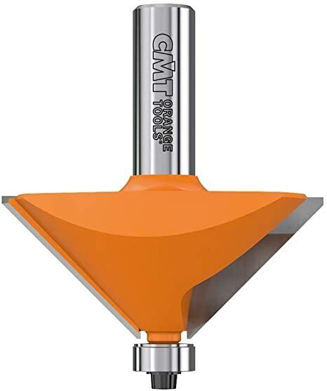 FRESA PER SMUSSARE 45° CMT cod  936.950.11 - GAMBO d 12 mm - CMT ORANGE TOOLS
