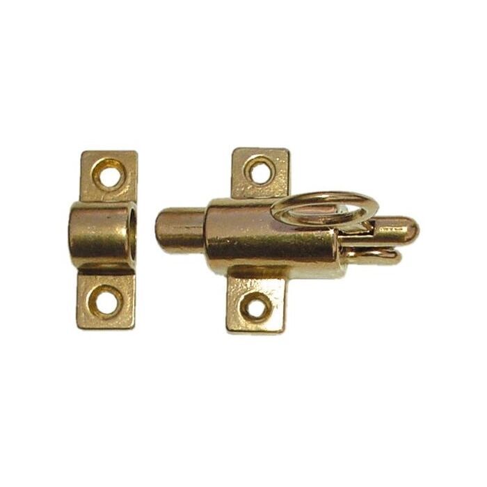 Cricchetto in Ottone Lucido per infissi in legno con apertura a Wasistas 9365A