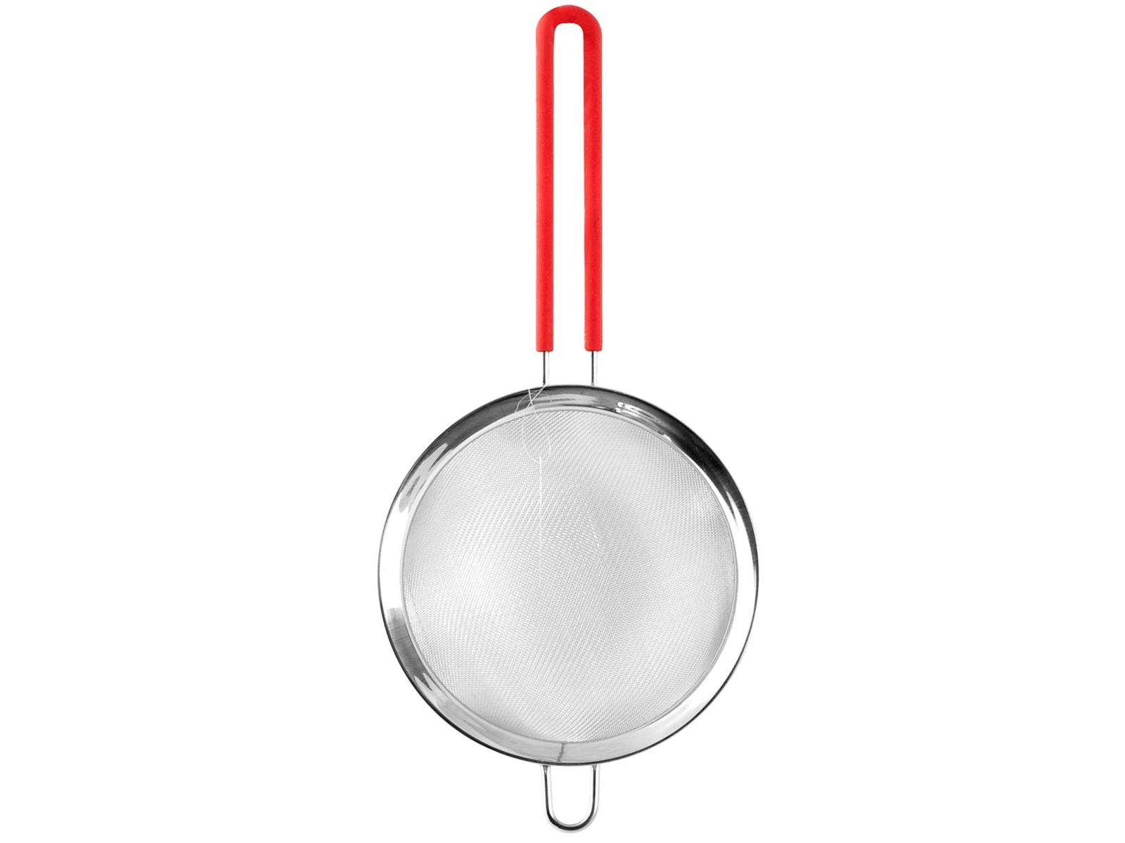 Colino Inox 18/8 Manico Silicone Rosso 18