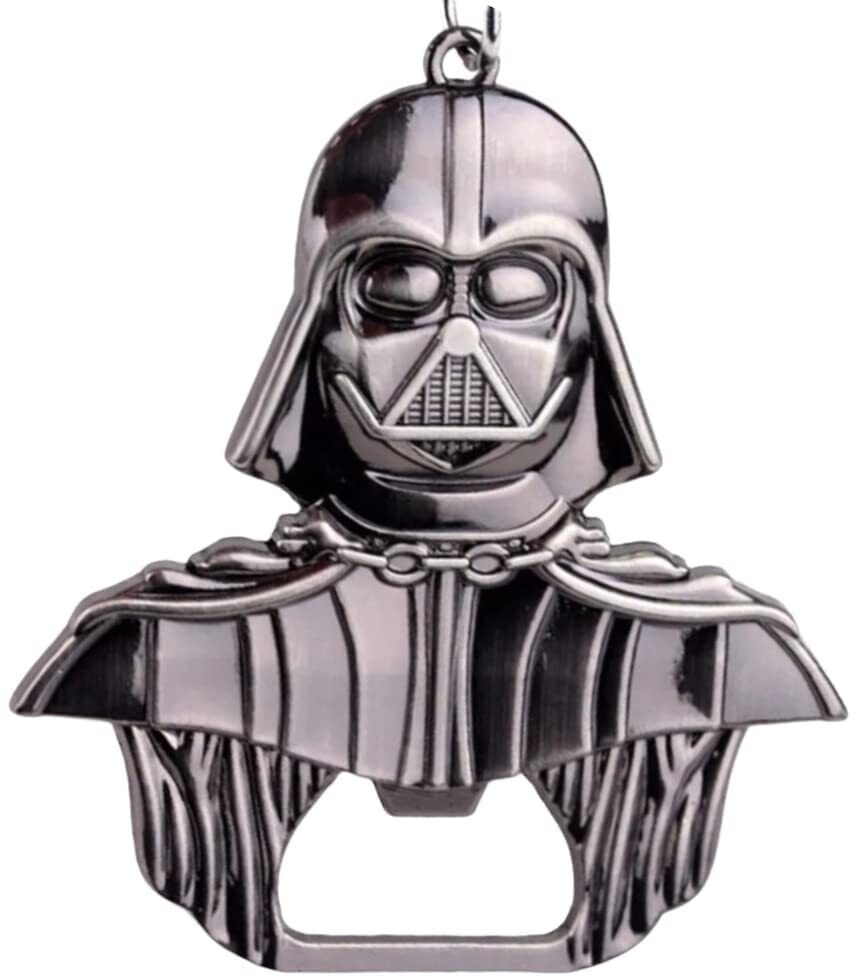WOO LANDO Apribottiglie Darth Vader Come Portachiavi, Nero Lucido, (X1A)