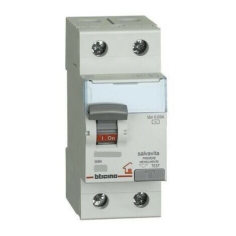 BTICINO GC723AC40 INTERRUTTORE DIFFERENZIALE PURO 40A SALVAV  - BTICINO LEGRA...