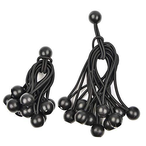 YIXISI 40 Pezzi Bungee Ball, Elastici Fissaggio, Elastici Sfera, Elastici (d9x)