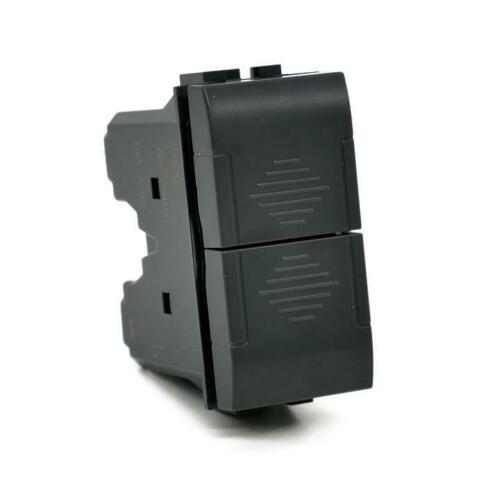 Pulsante Doppio 10A 250V LIVING International L4036 Compatibile