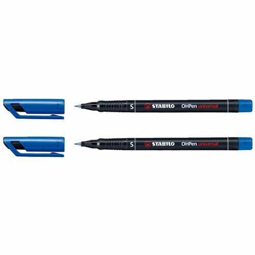marcatore permanente per cd stabilo ohpen S blu punta fine 0,4mm
