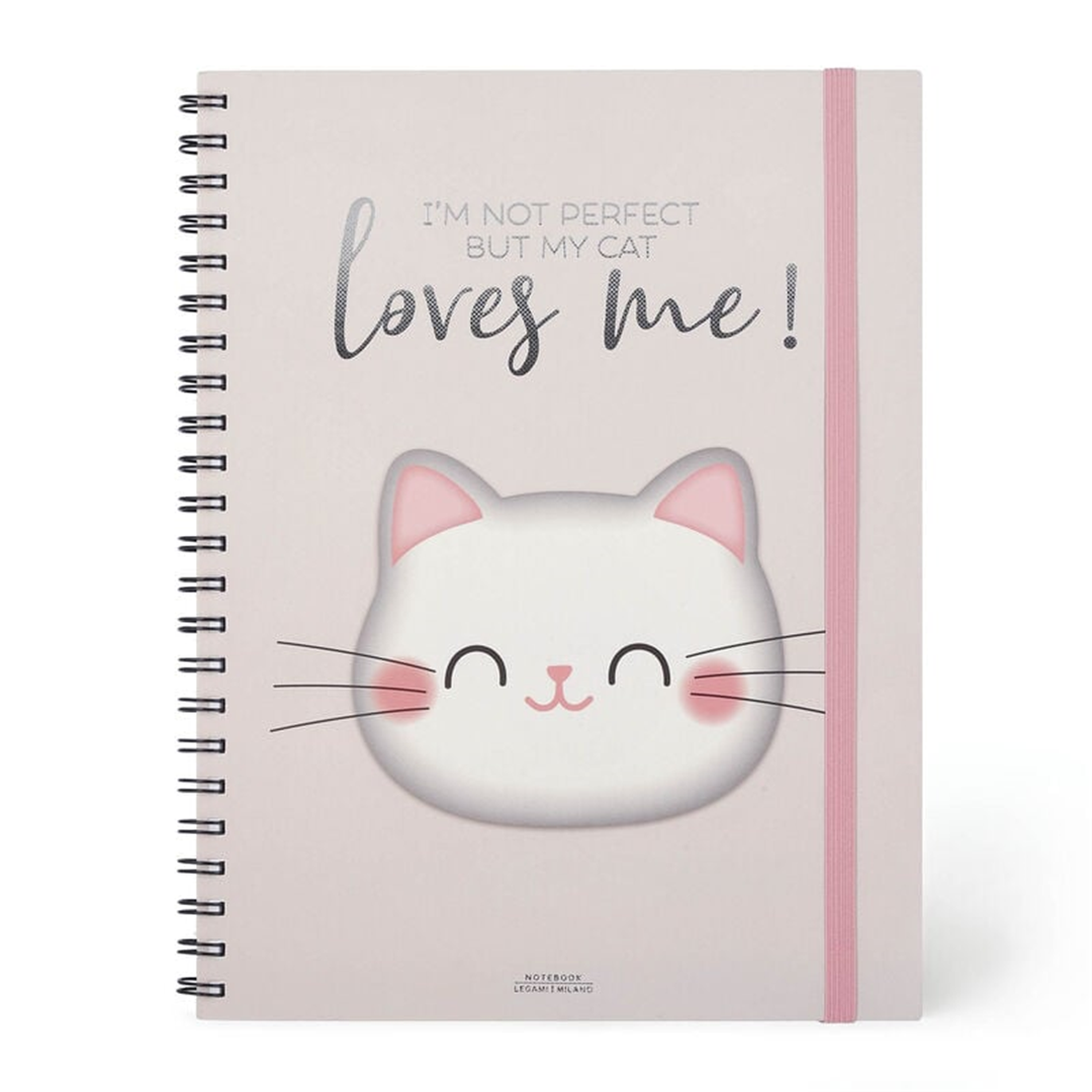 Taccuino A4 Maxi Spirale 3 In 1  Kitty | Legami