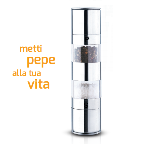 MELCHIONI  118700057 SALT&PEPPER DISPENSER SALE E PEPE IN METALLO