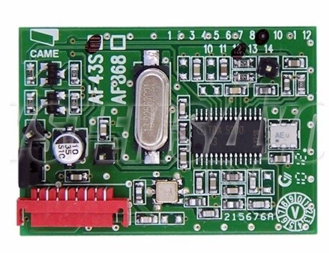 CAME SCHEDA RADIO AD INNESTO AF43S FREQUENZA  433,92 MHZ
