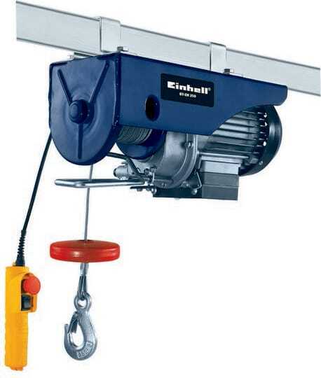EINHELL Paranco elettrico 1500W capacità 250 kg Argano Montacarichi 2255118