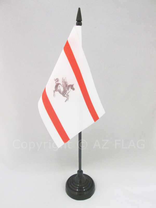 BANDIERA DA TAVOLO TOSCANA 15x10cm - PICCOLA BANDIERINA REGIONE TOSCANA - REGION