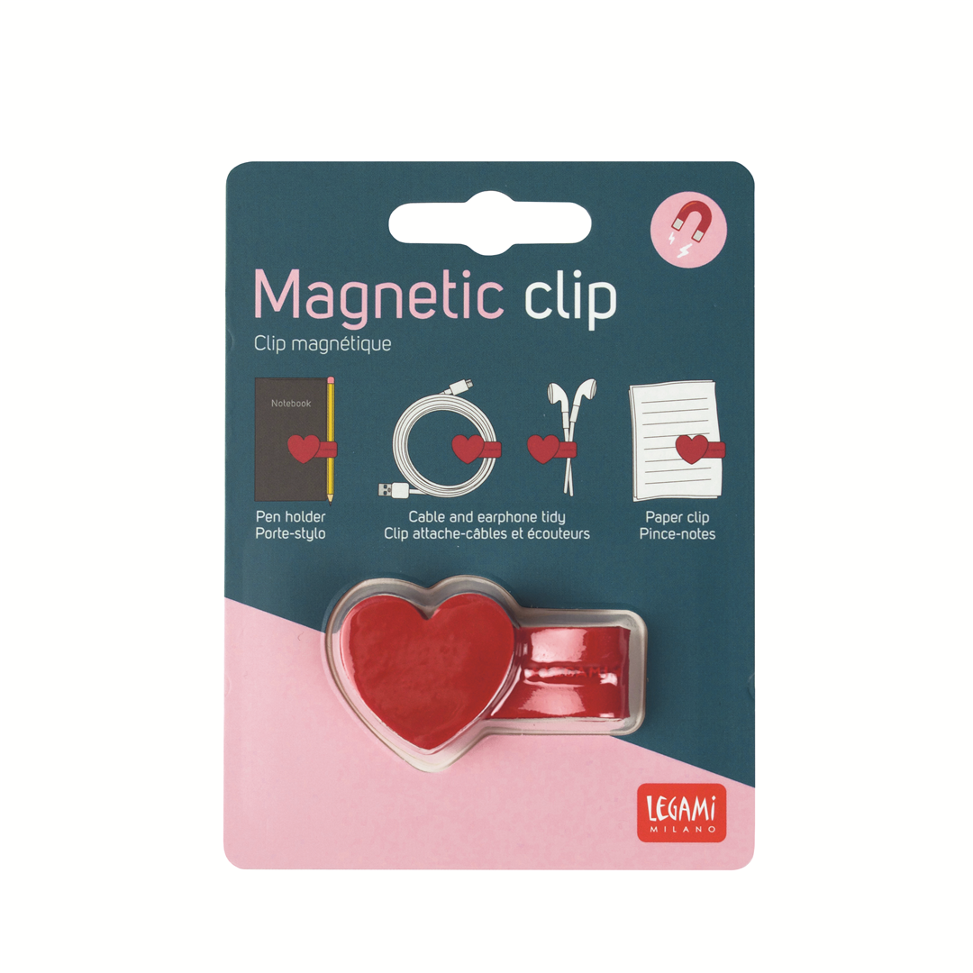 Magnetic Clip X Cavi Silicone  Cuore | Legami