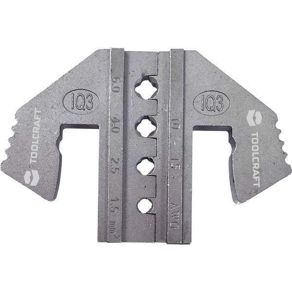 TOOLCRAFT PLE-IQ3 1595620 MATRICE DI CRIMPAGGIO CONNETTORE PER APPLICAZIONI