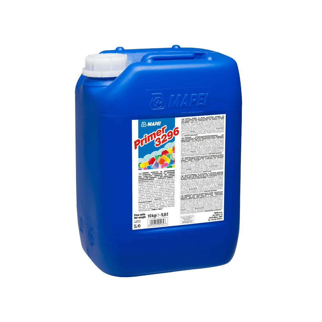 PRIMER 3296 MAPEI 10 kg - Primer acrilico antipolvere, consolidante e promoto...