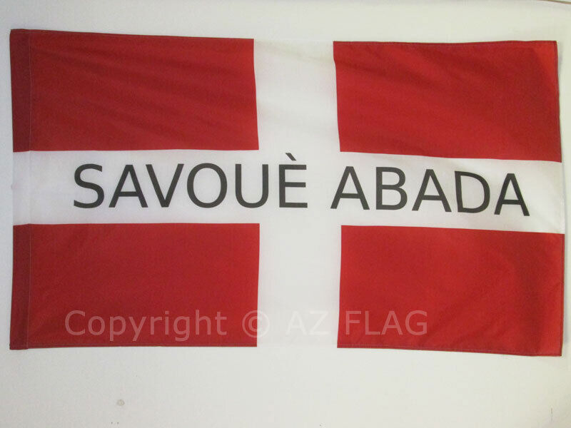 BANDIERA SAVOIA INDIPENDENTISTA 150x90cm - BANDIERA SAVOIA LIBERA 90 x 150 cm fo
