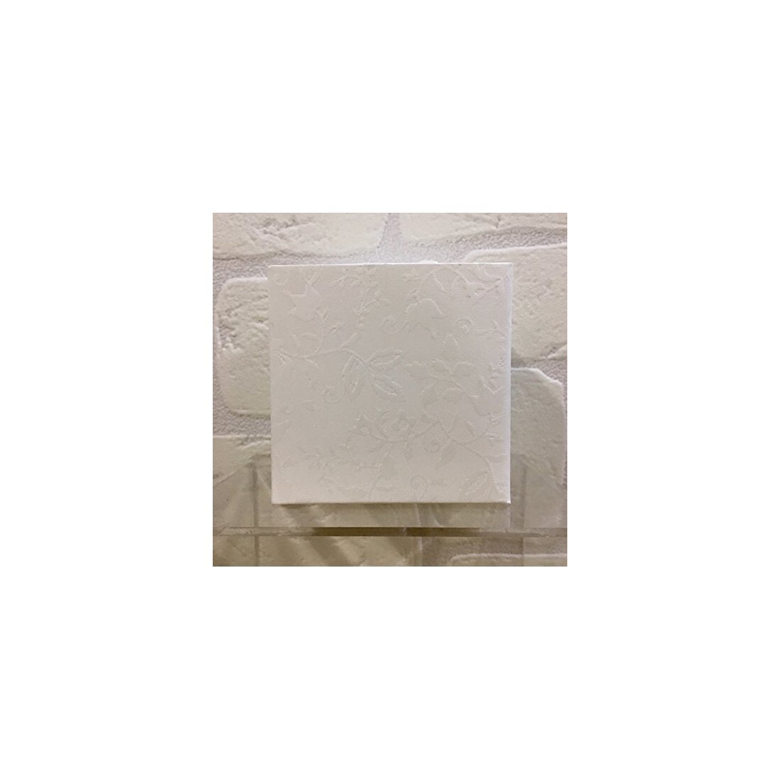 10 SCATOLE BOMBONIERE CARTONE PIEGHEVOLE HARMONY BIANCO 12x12x12 CM  SCO-17713-1