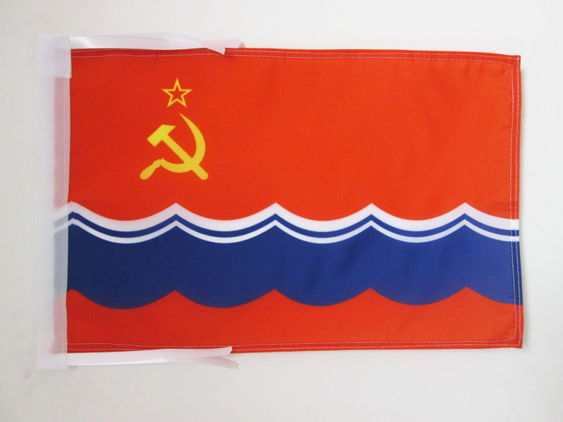 BANDIERA REPUBBLICA SOCIALISTA SOVIETICA ESTONE 1940-1990 45x30cm - BANDIERINA R