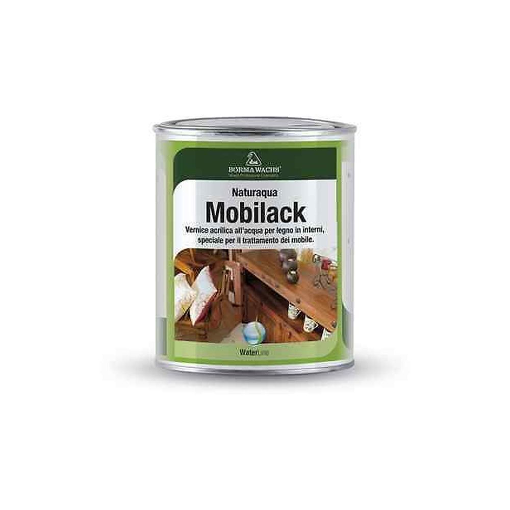 FINITURA o FONDO PER LEGNO ALLACQUA TRASPARENTE OPACO 30/40 GLOSS - 1 LT - MOBIL