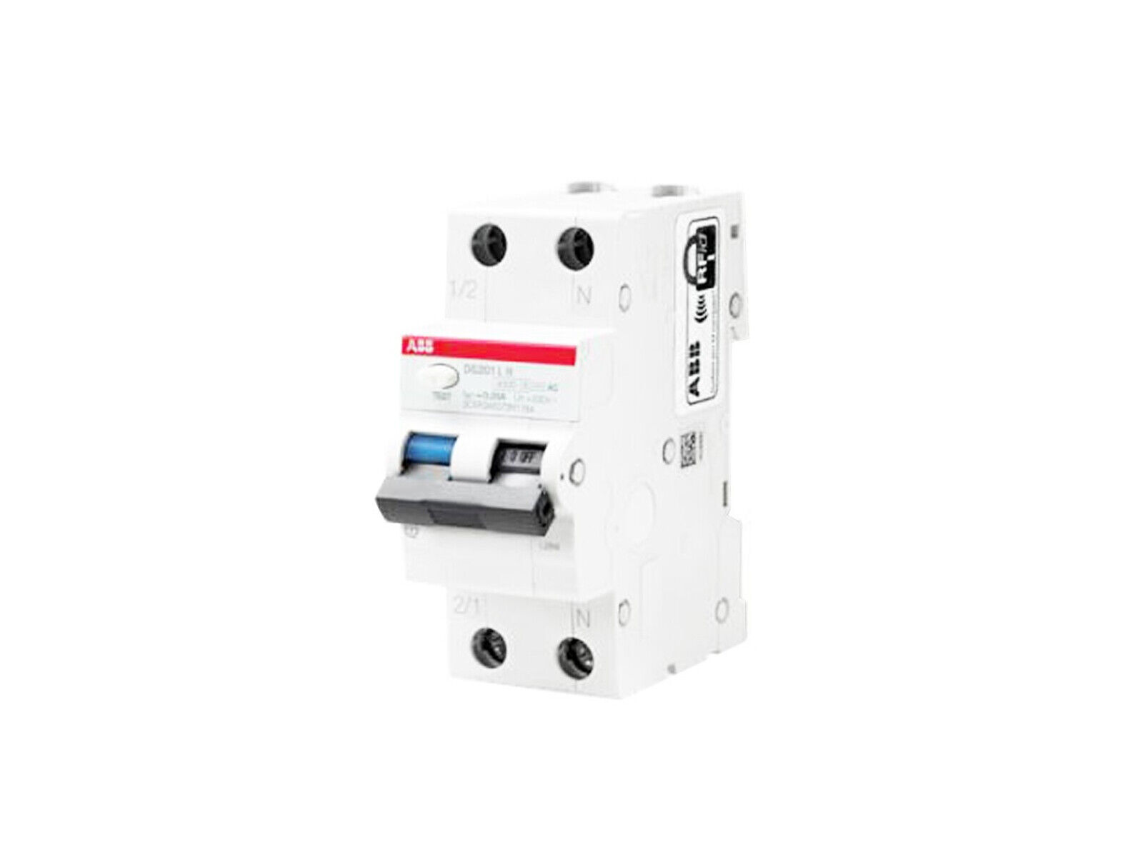INTERRUTTORE ABB DS 201L H C6 30MA AC DIFFERENZIALE MAGNETOTERMICO 6A 230V