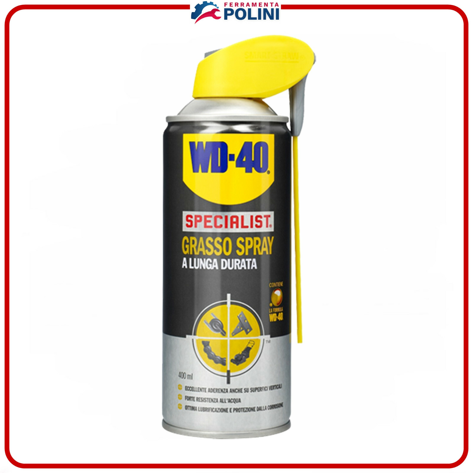 WD40 SPECIALIST GRASSO SPRAY LUBRIFICANTE 400ml per cardini viti guide catene