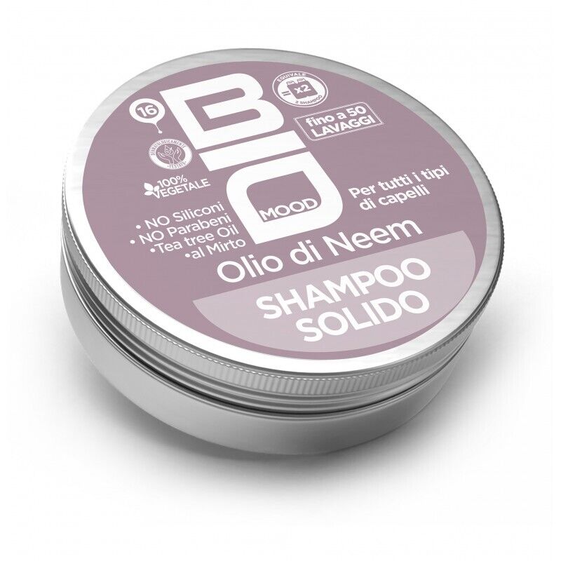 BIOMOOD SHAMPOO SOLIDO NEEM PERSONE