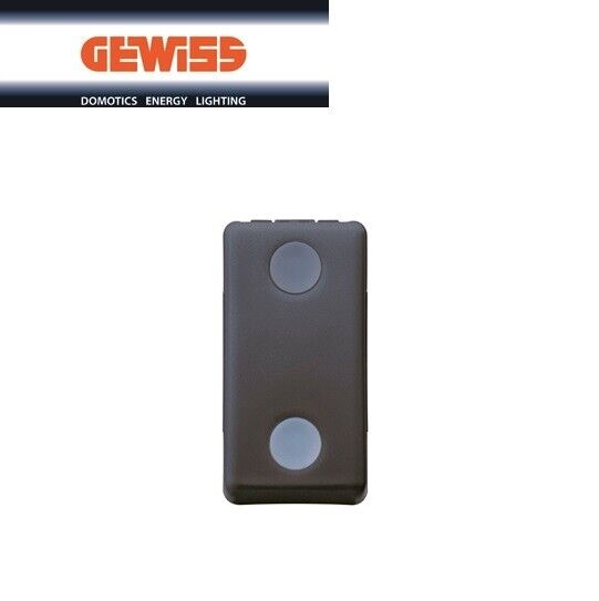 COMMUTATORE ILLUMINABILE 1P 10AX GEWISS SYSTEM BLACK GW21528