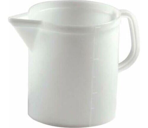 Caraffa Graduata 5 Litri in Plastica colore Bianco Stefanplast 4405
