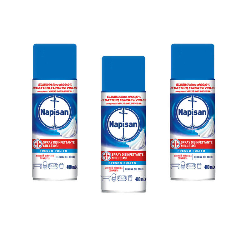 NAPISAN Spray Disinfettante Milleusi 400 ml - Pz 3
